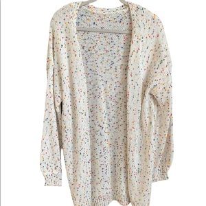Confetti Print Cardigan
